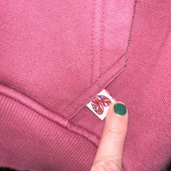 Pink/Mauve Graf & Wu High-End Designer Hoodie - Picture 3 of 7